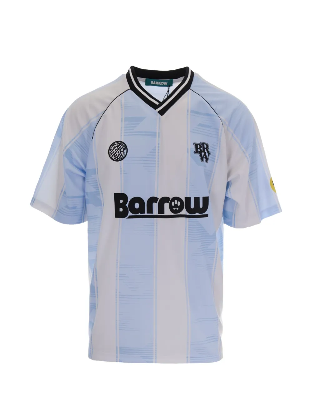 Barrow Striped Logo-print T-shirt In Blue