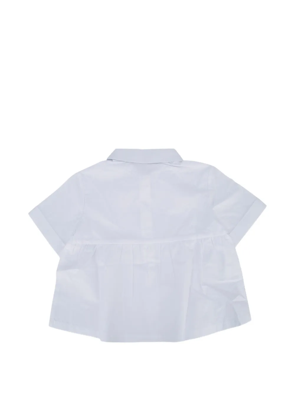 Marni Kids Gesmockt shirt Wit