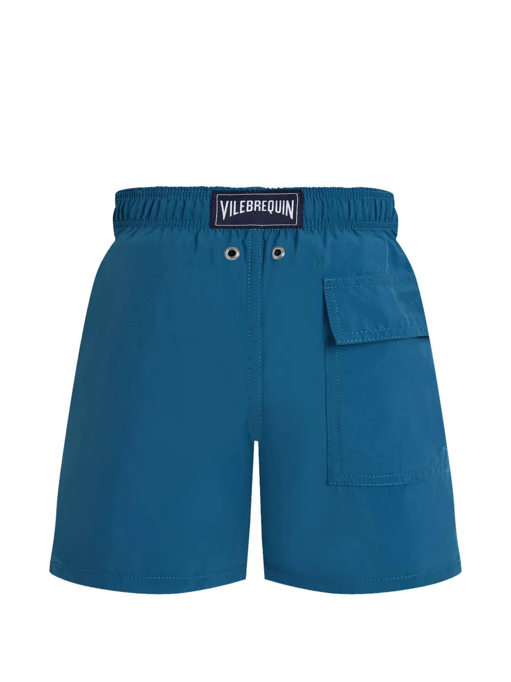 Vilebrequin Kids Ronde des Tortues zwembroek met print - Blauw