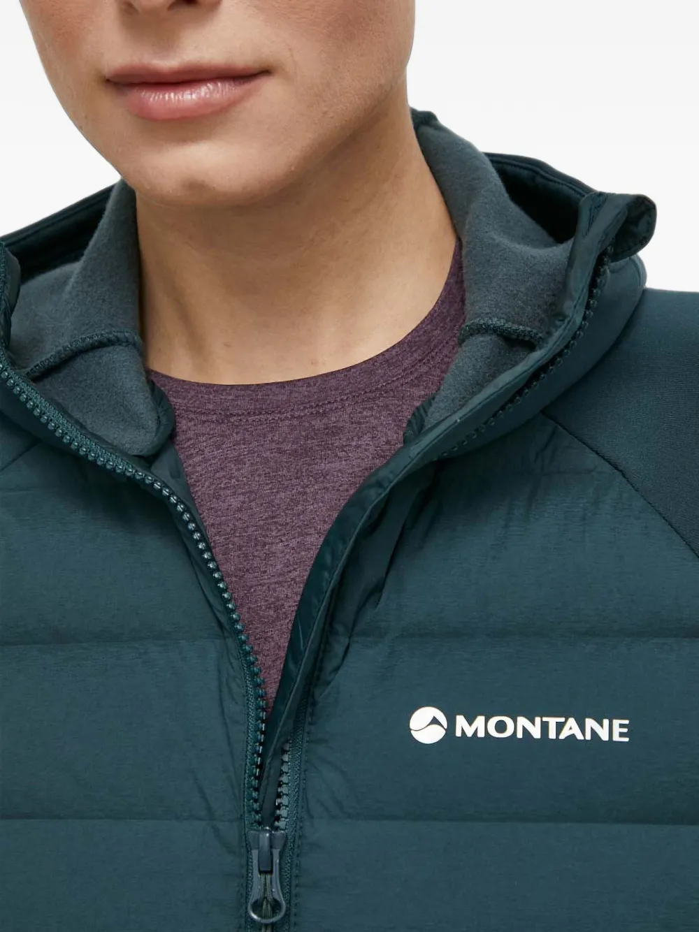 Montane Gevoerd jack met capuchon Blauw