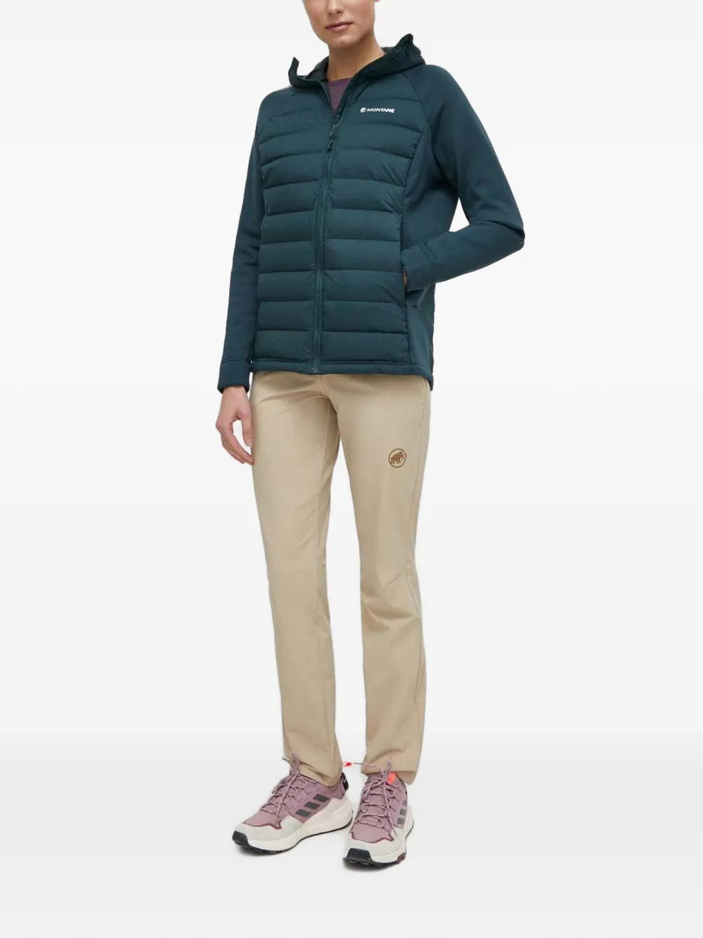 Montane Gevoerd jack met capuchon Blauw