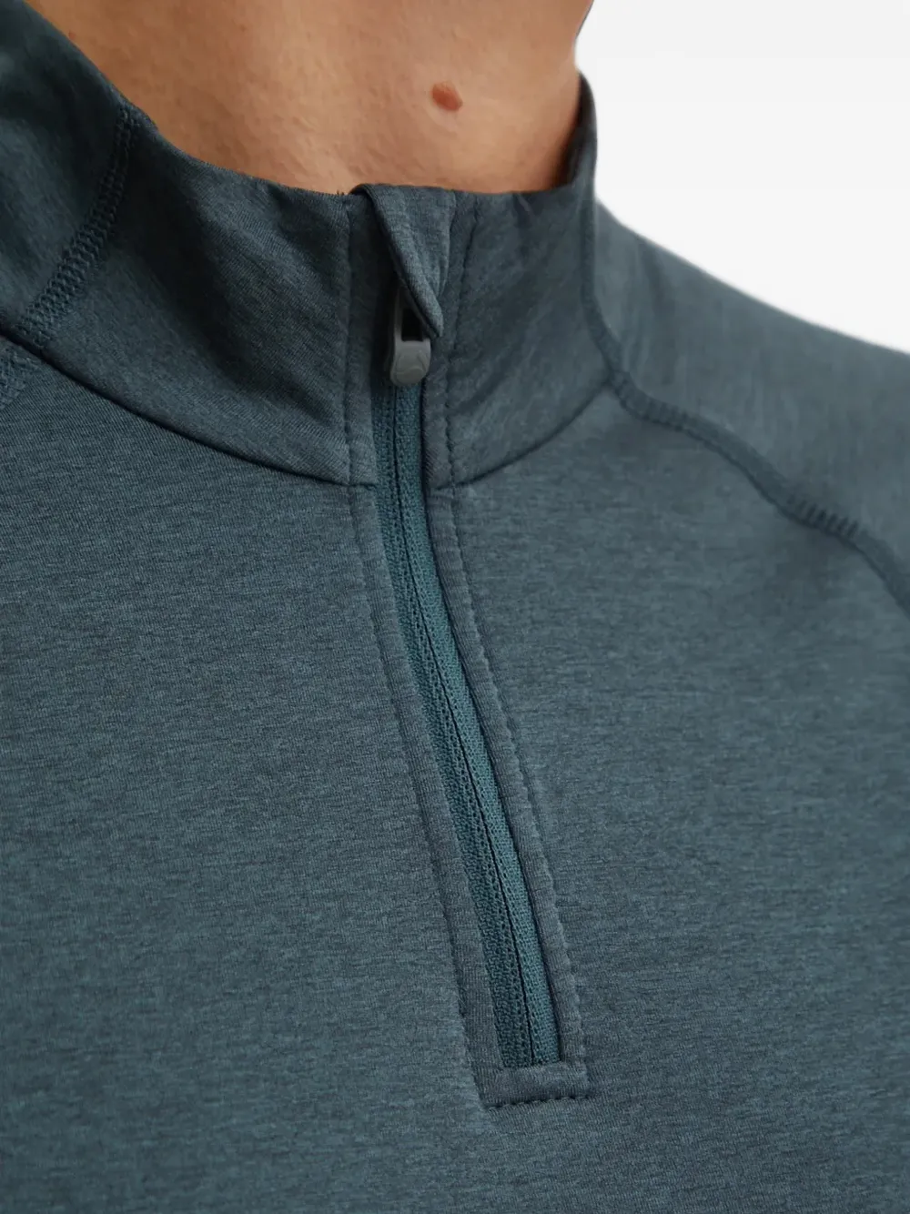 Montane Top met kwartrits en lange mouwen Blauw