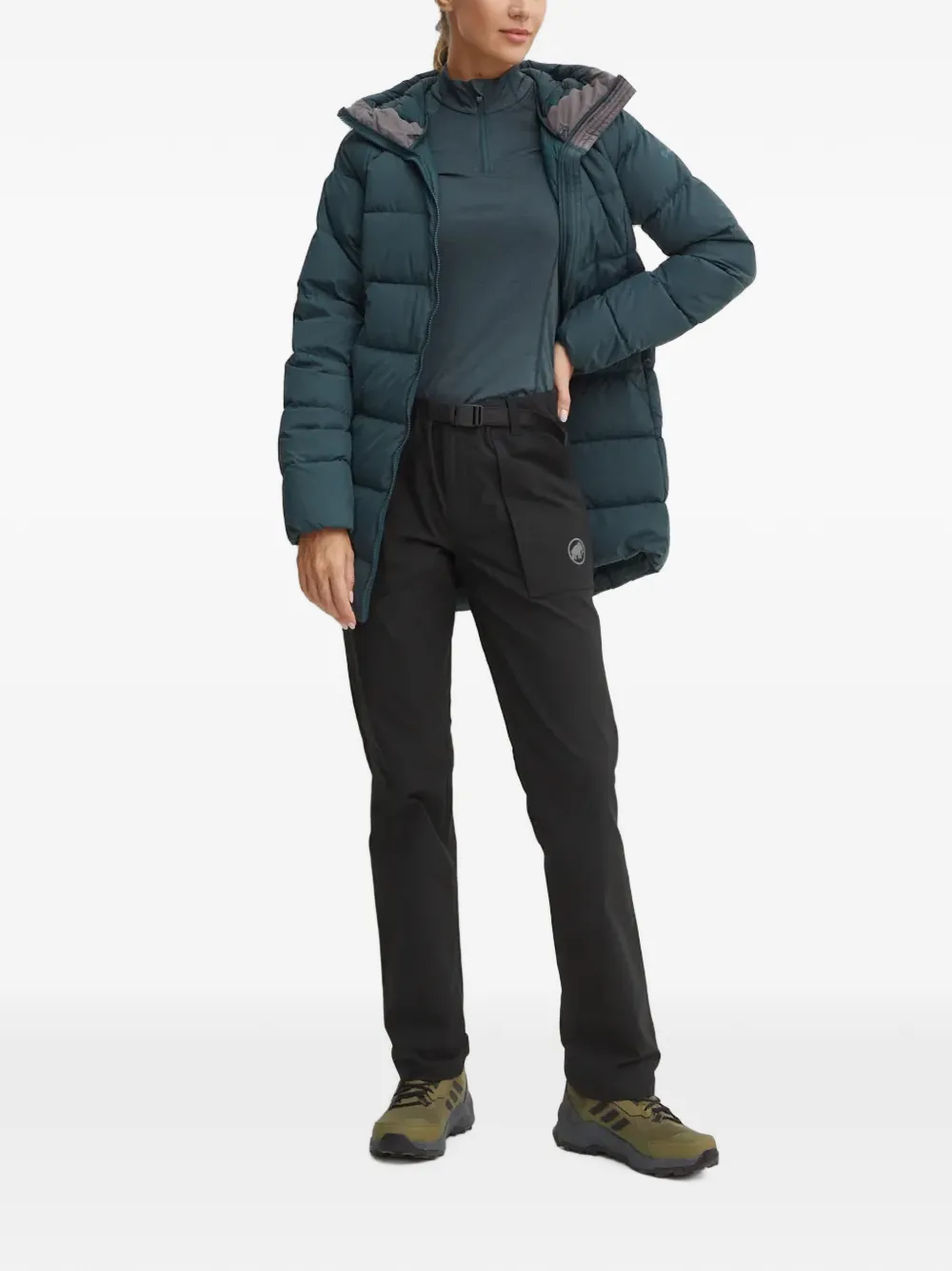 Montane Top met kwartrits en lange mouwen Blauw