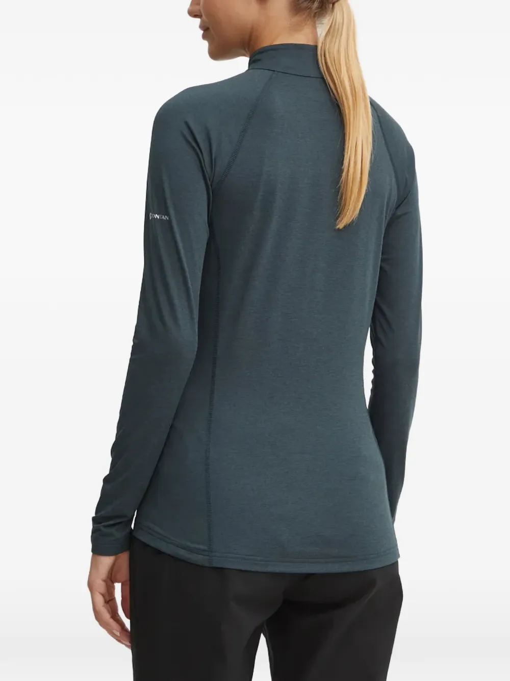 Montane Top met kwartrits en lange mouwen Blauw
