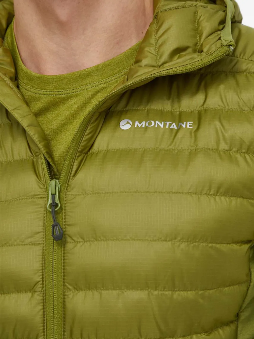 Montane quilted hooded jacket Groen