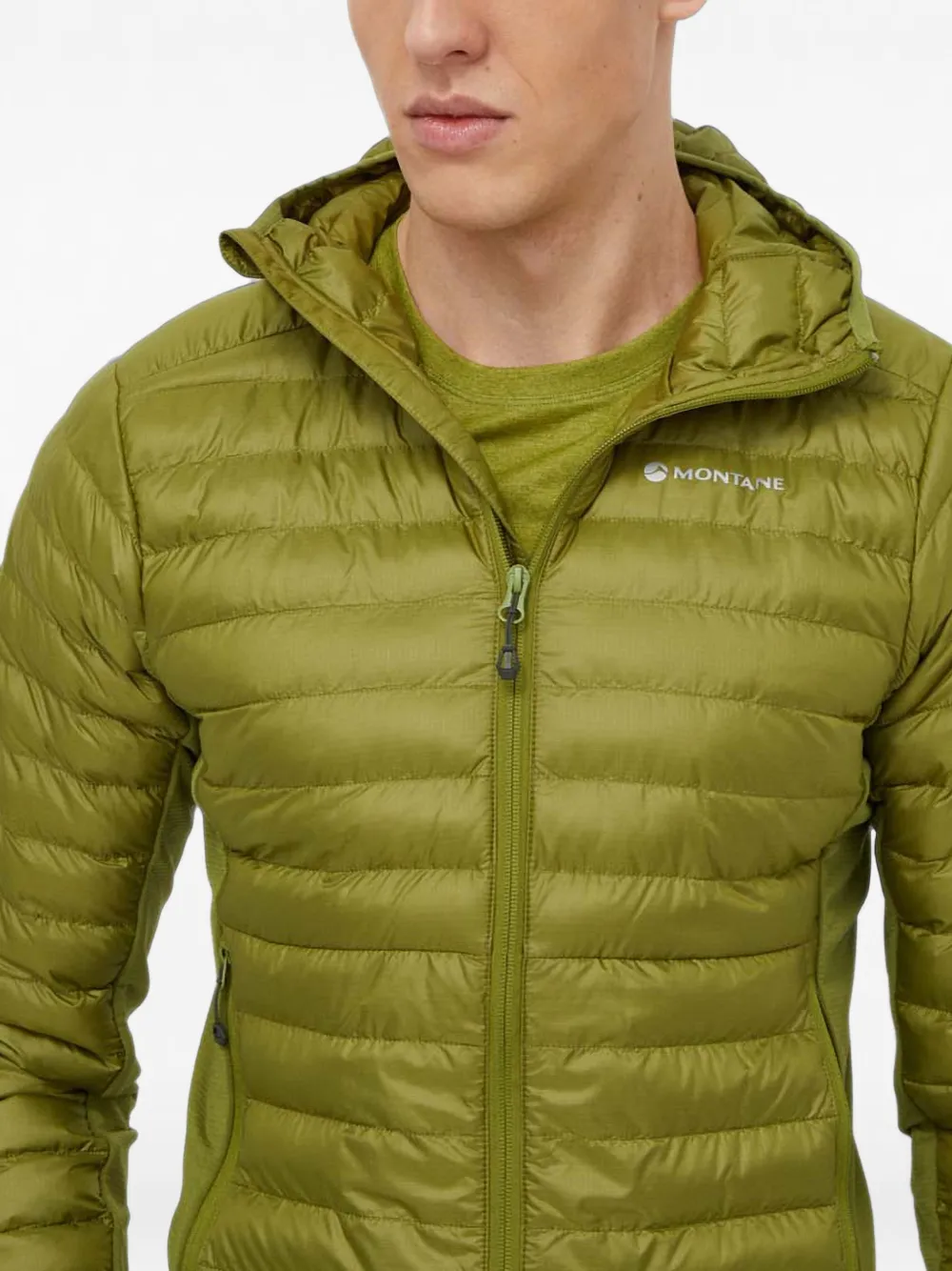 Montane quilted hooded jacket Groen