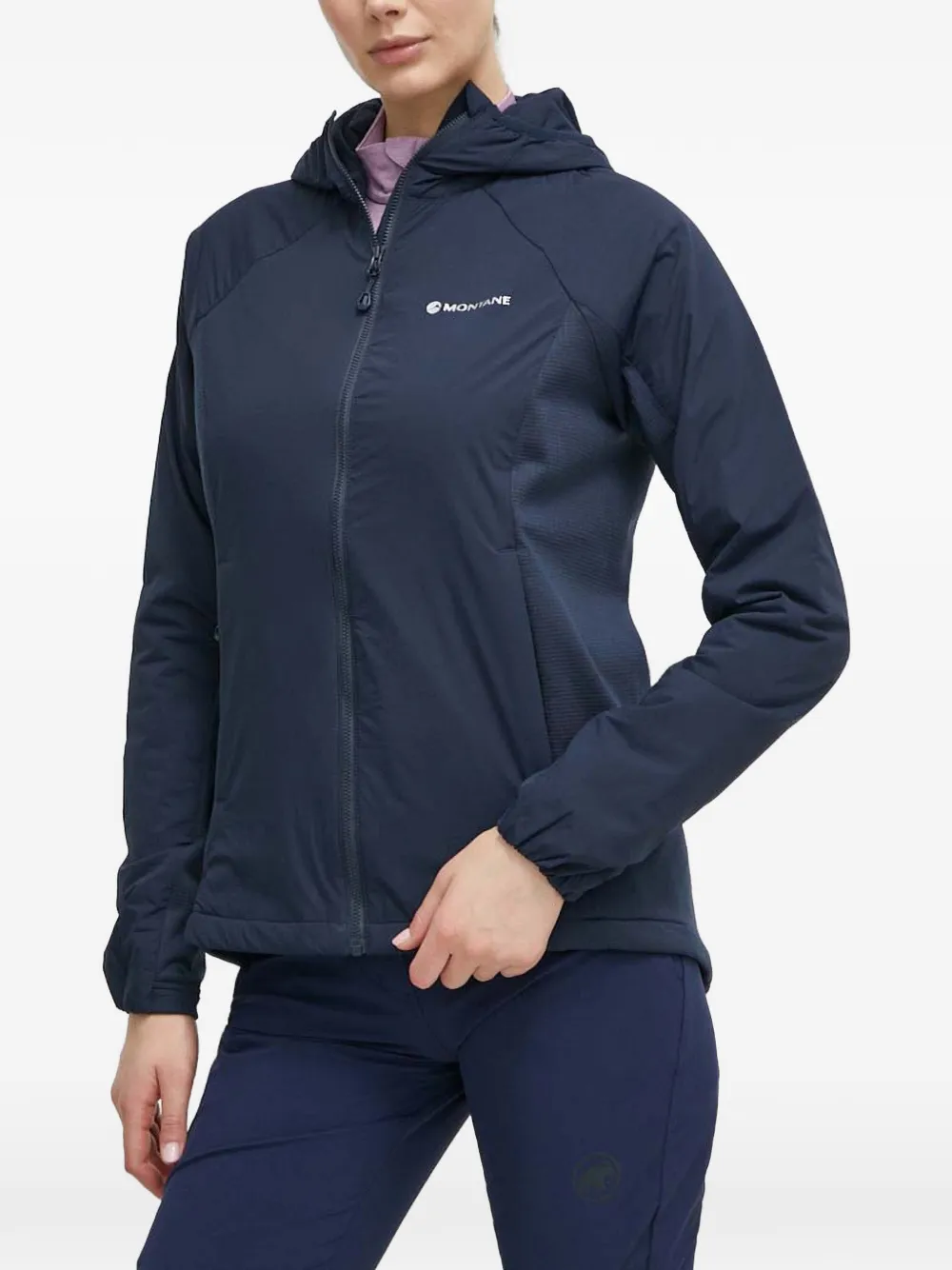 Montane hooded raglan-sleeve jacket