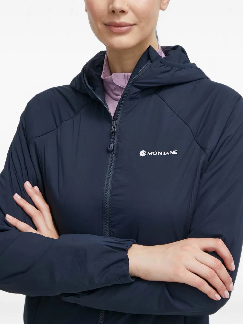 Montane Jack met raglan mouwen en capuchon Blauw