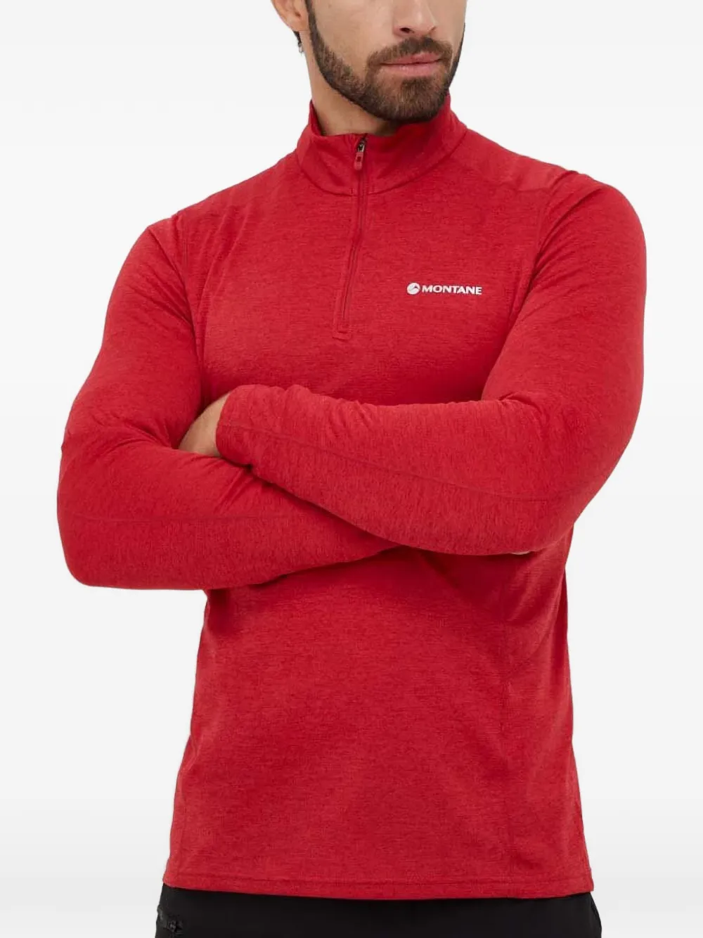 Montané Quarter-zip Long-sleeve Top In Red