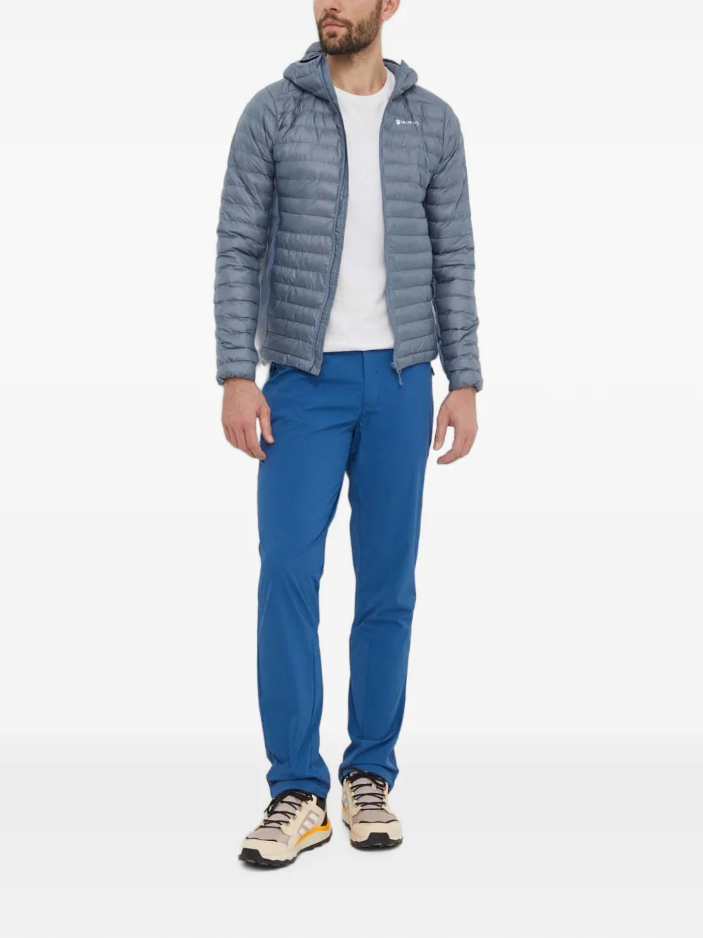 Montane quilted hooded jacket Blauw