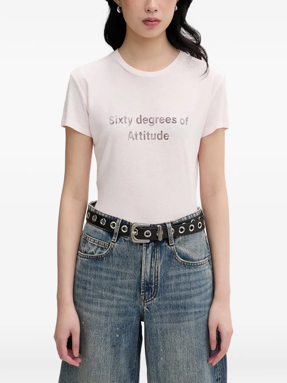 Miss Sixty slogan-print T-shirt