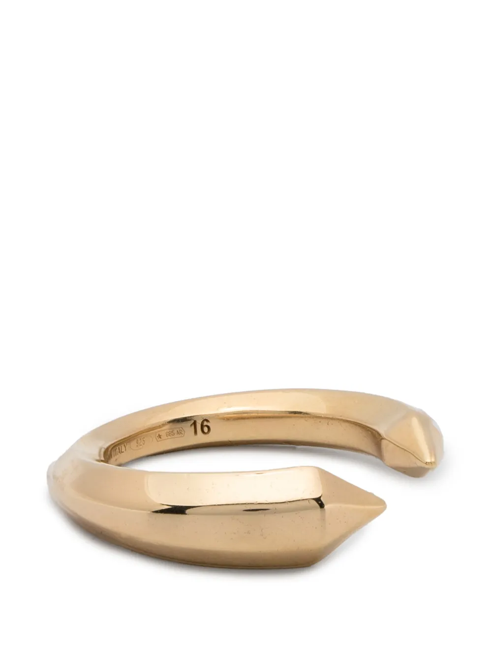 FERSERA The Sculptor's spike-detail open-band ring - Oro