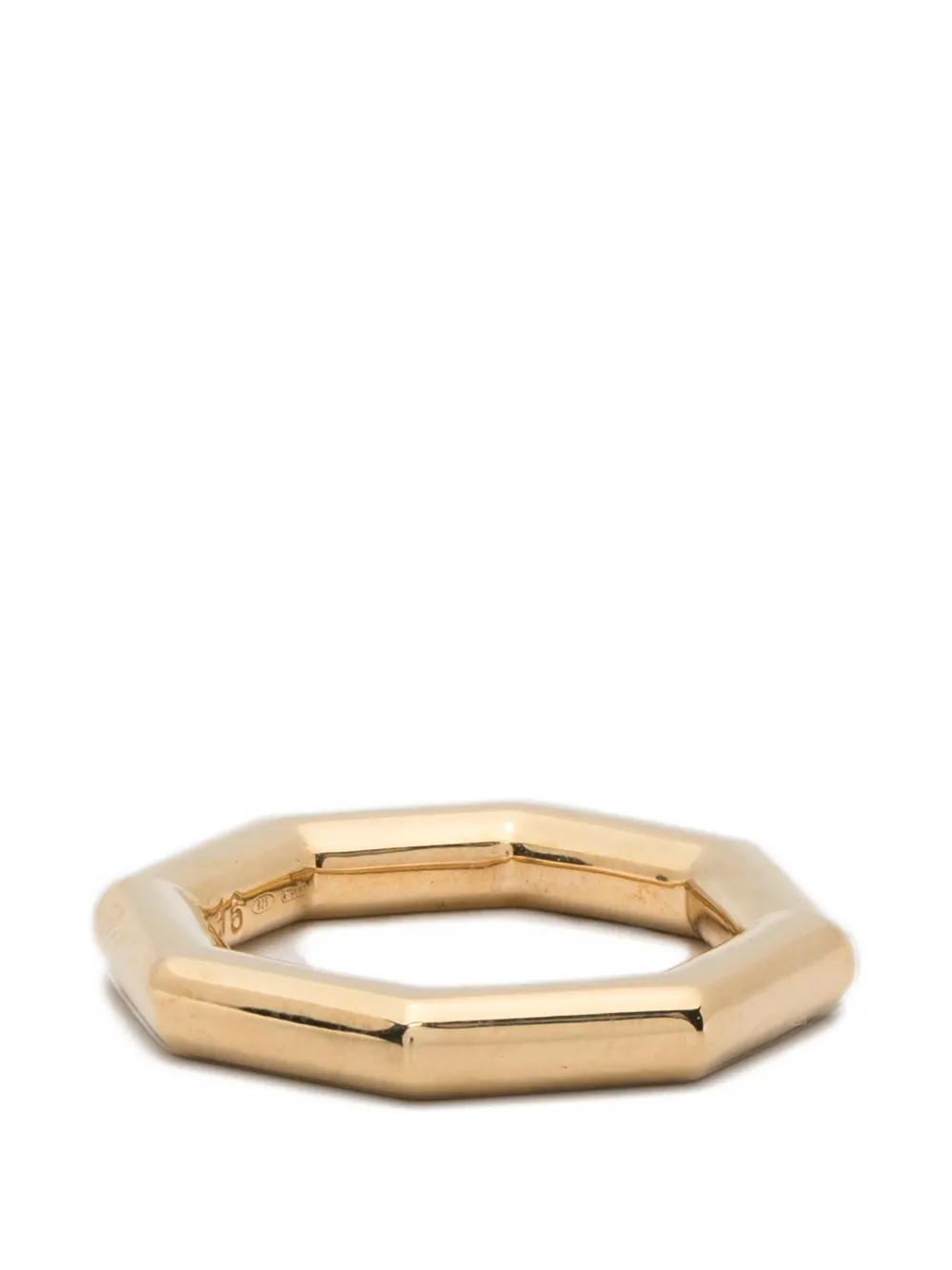 FERSERA The Sculptor's octagon ring - Oro