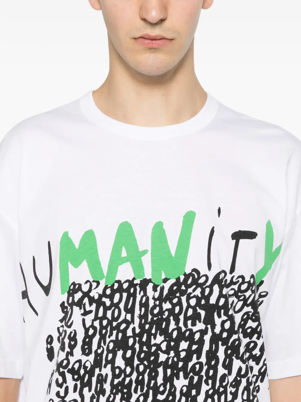 Comme Des Garçons Shirt T-shirt met grafische print Wit