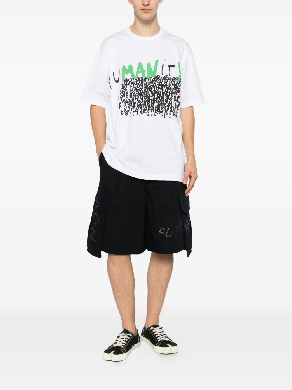 Comme Des Garçons Shirt T-shirt met grafische print Wit