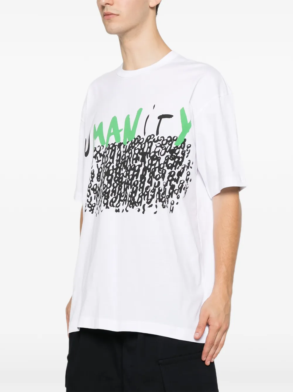 Comme Des Garçons Shirt T-shirt met grafische print Wit