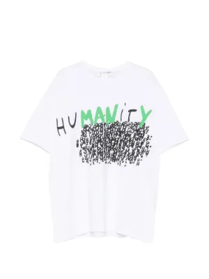 Comme Des Garçons Shirt フラワーグラフィック Tシャツ | グレー