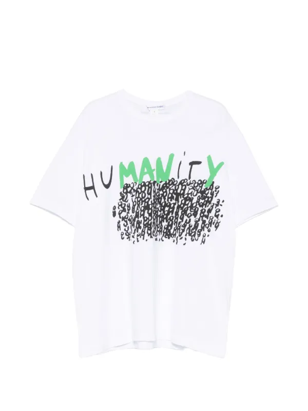 Comme Des Garçons Shirt グラフィック Tシャツ | ホワイト | FARFETCH JP