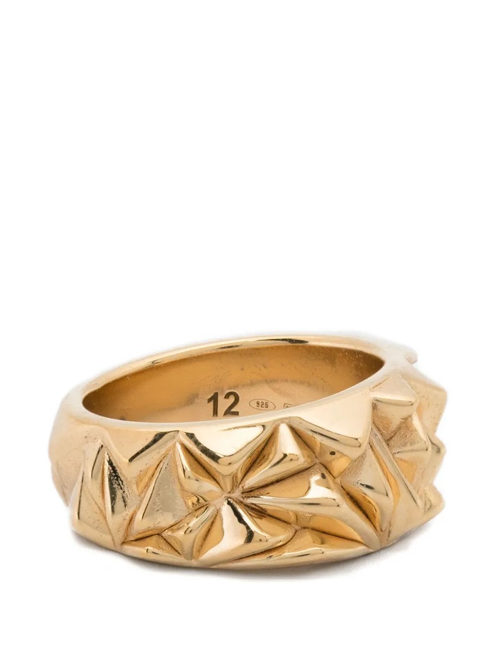 FERSERA Sculptor's Facet ring - Oro