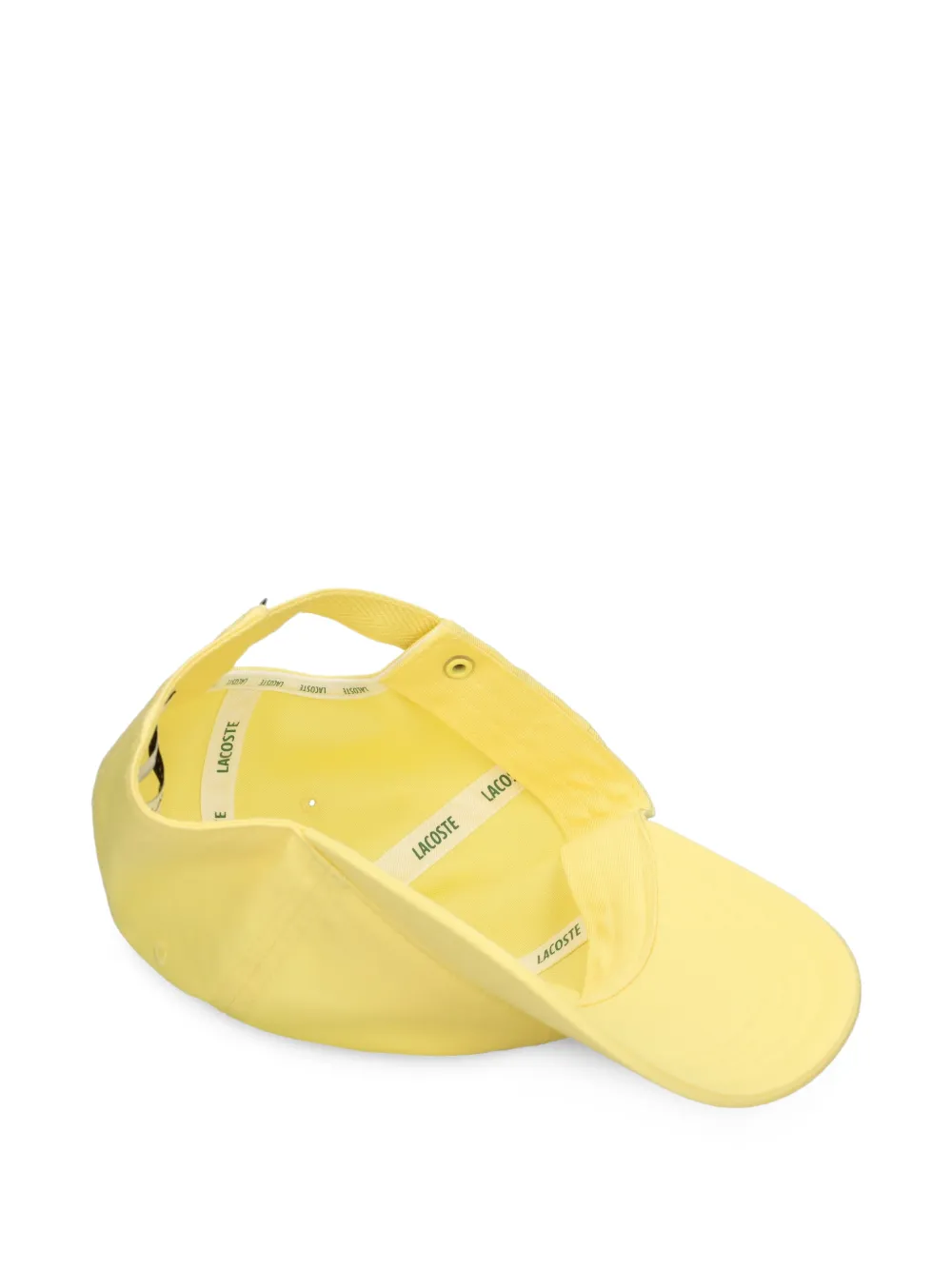 Lacoste Honkbalpet met logopatch Geel