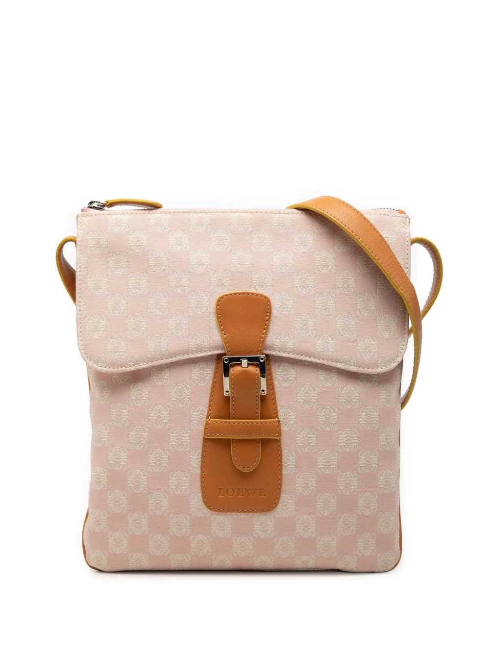 Loewe Pre-Owned 2004-2007 Anagram Canvas crossbody bag - Pink