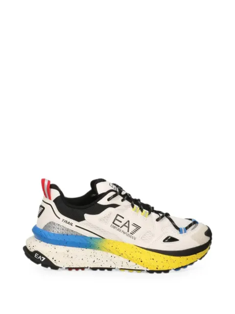 Ea7 Emporio Armani panelled logo-print sneakers