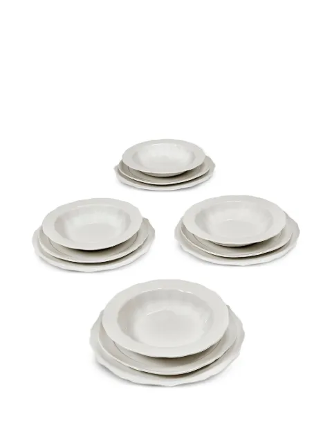 Serax scalloped-edge dinner (set of four)