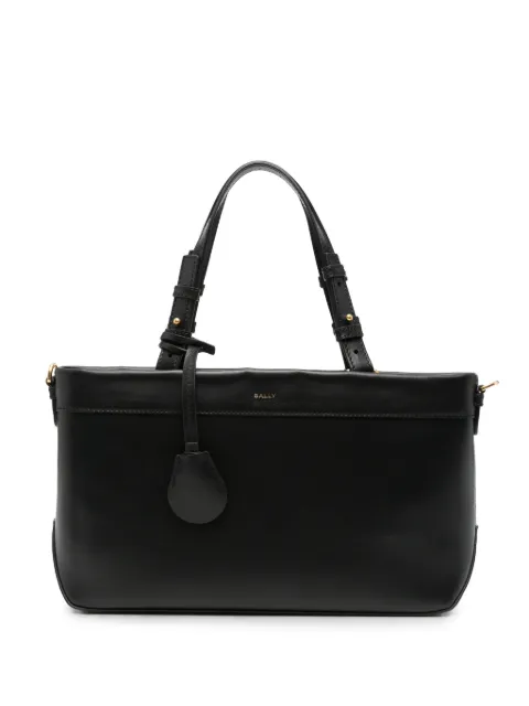 Bally logo-print leather tote bag