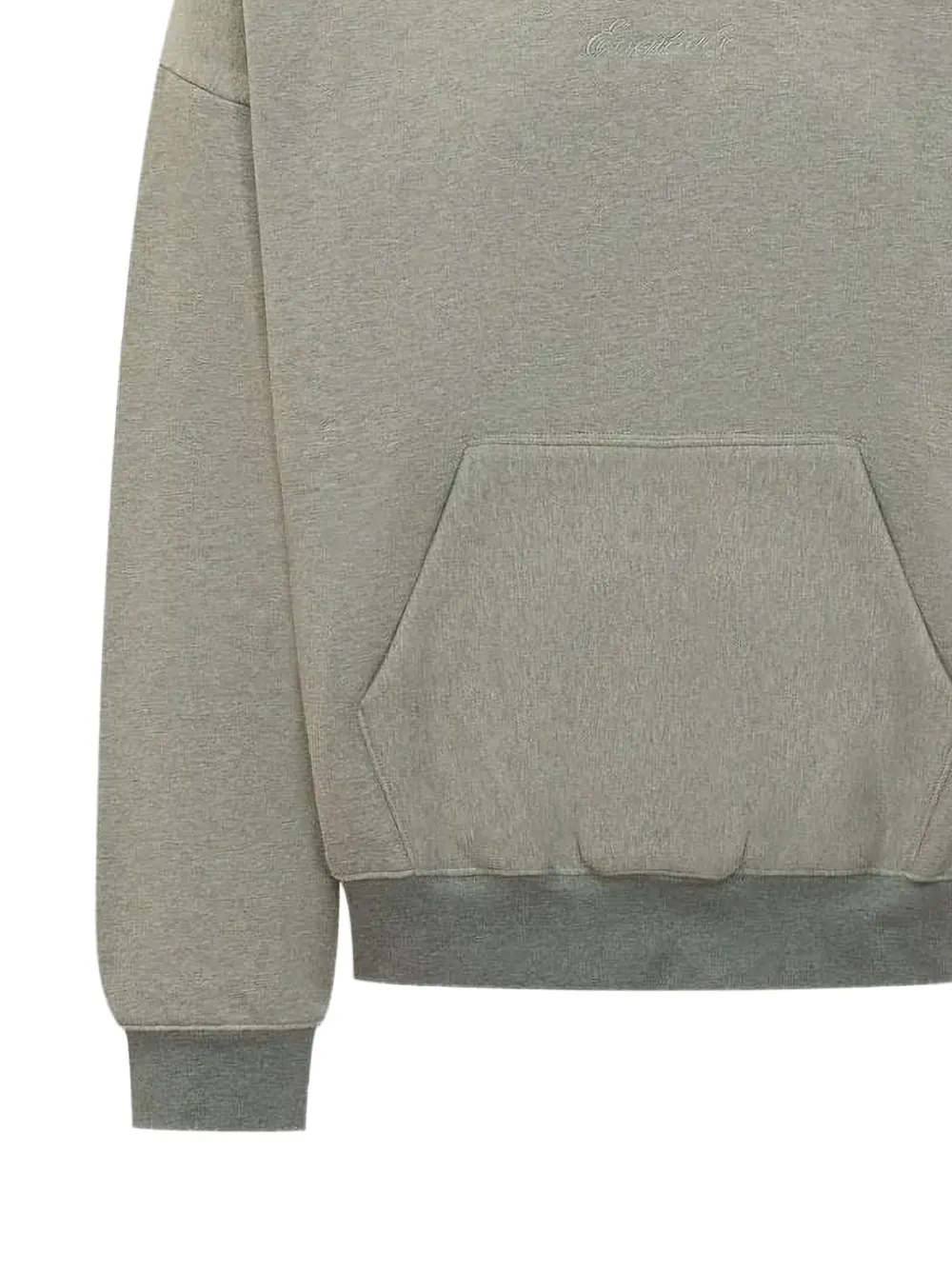 Fear Of God Essential katoenen hoodie met geborduurd logo Grijs