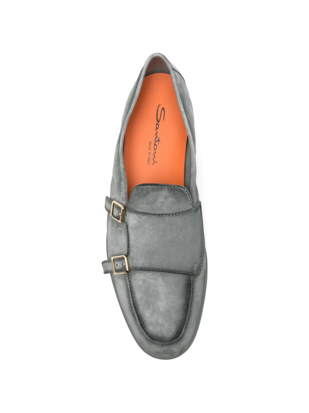 Santoni double-strap monk shoes Groen