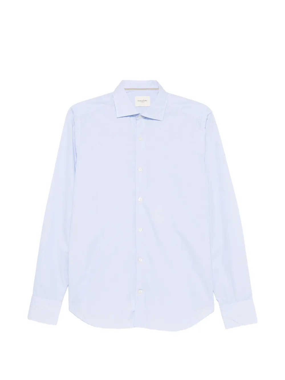 Tintoria Mattei pinstripe-pattern slim-fit shirt - Blau