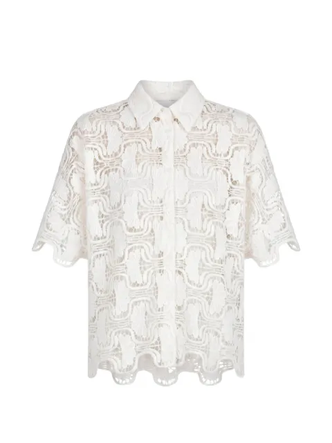 MeimeiJ scalloped-hem shirt