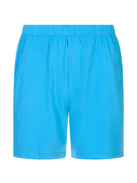 Kiton logo-embroidered elasticated-waist shorts