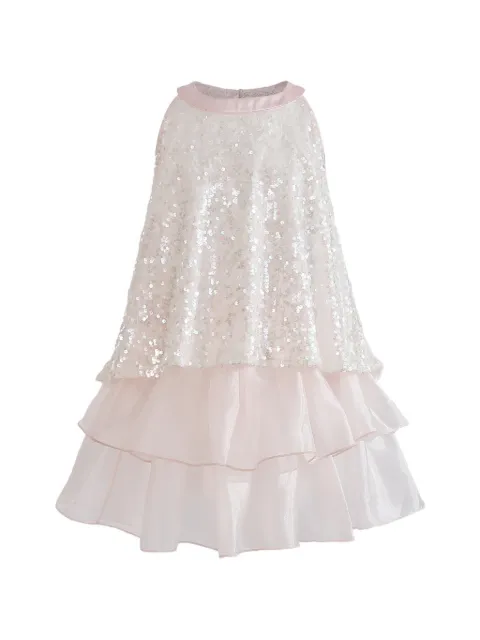 Tulleen Sylvara sequin-embellished ruffled skirt set