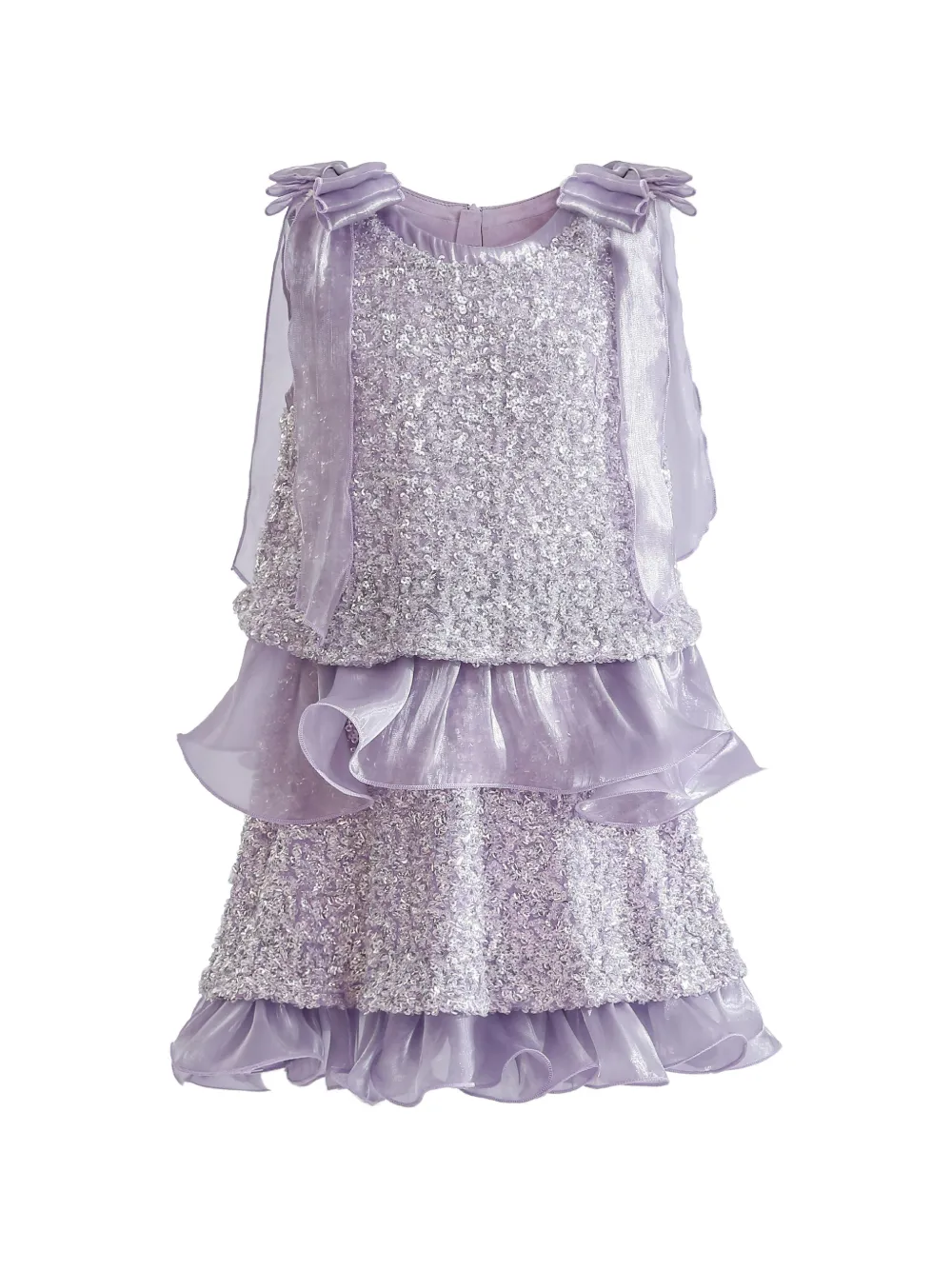 Tulleen Althea glitter ruffle skirt set - Viola