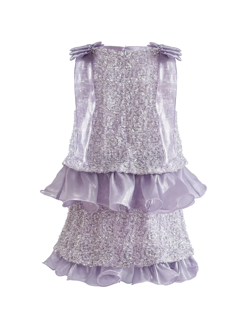 Tulleen Althea rok met glitter en ruches Paars