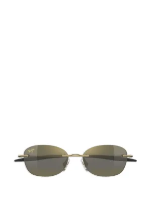 Maui Jim Hau'oli XL Sunglasses | Gold | FARFETCH SG