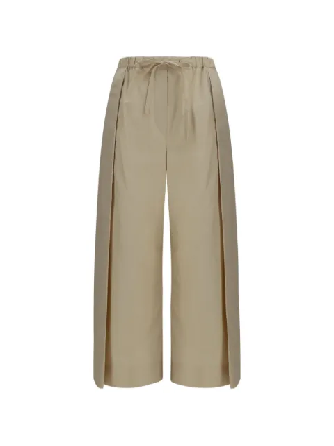 LOEWE x Paula's Ibiza Anagram-embroidered cropped trousers