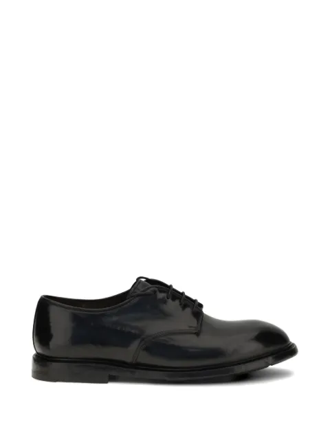 Premiata polished-finish derby shoes
