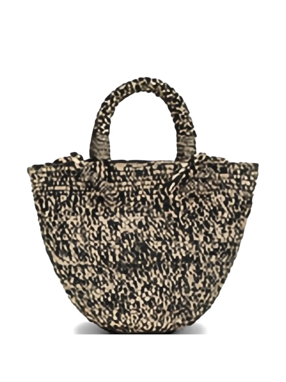 IBELIV Arona raffia bucket bag - Nero