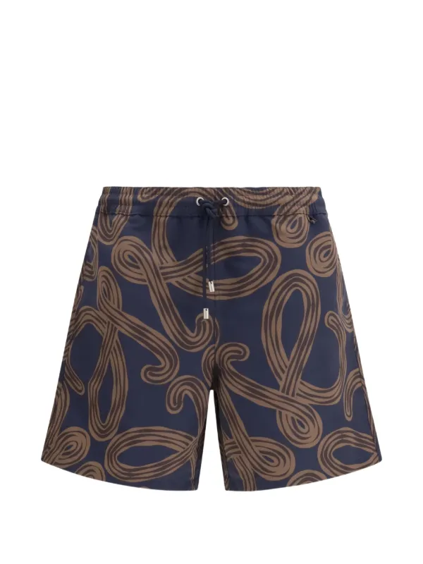 Loewe Swim Shorts in Technical Shell in Blue