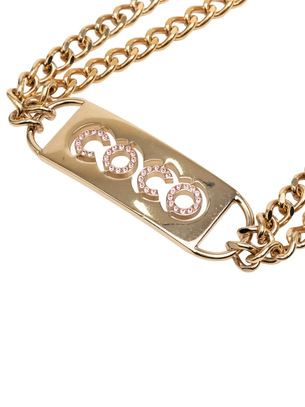 CHANEL Pre-Owned Cintura a catena placcata oro 2002