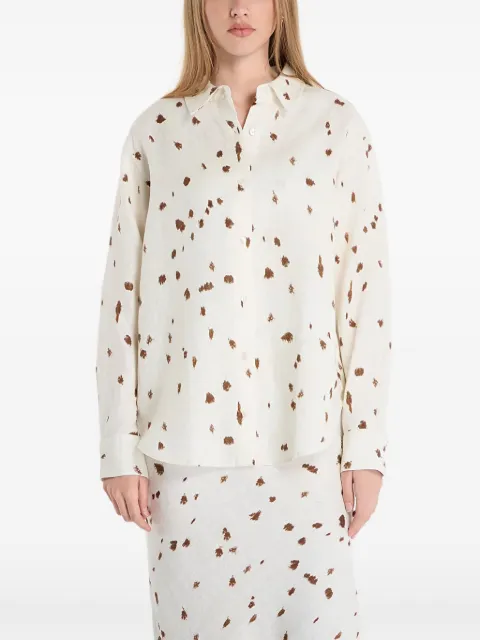 SAMSOE SAMSOE abstract-print shirt