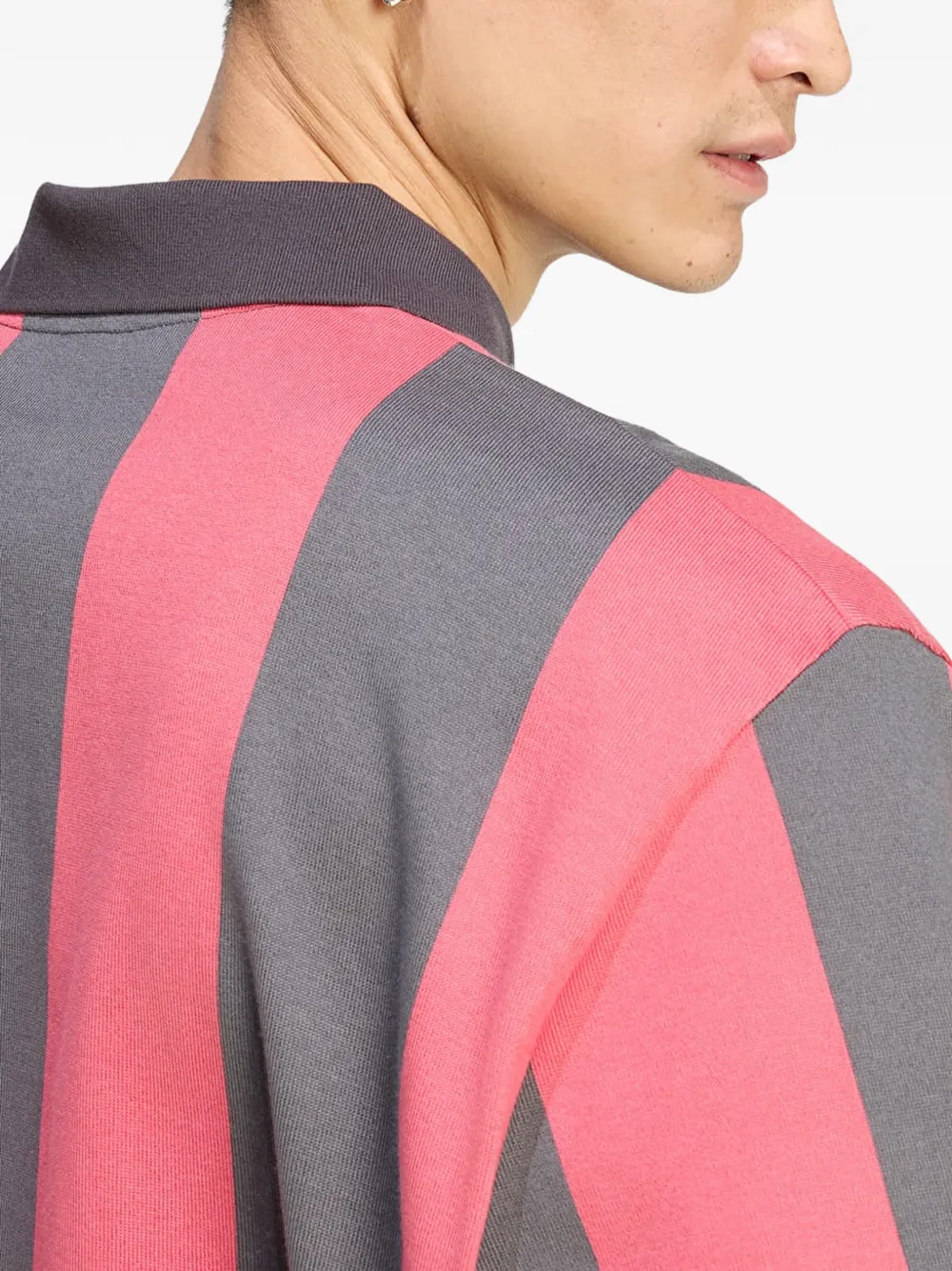 adidas Gestreept poloshirt Zwart