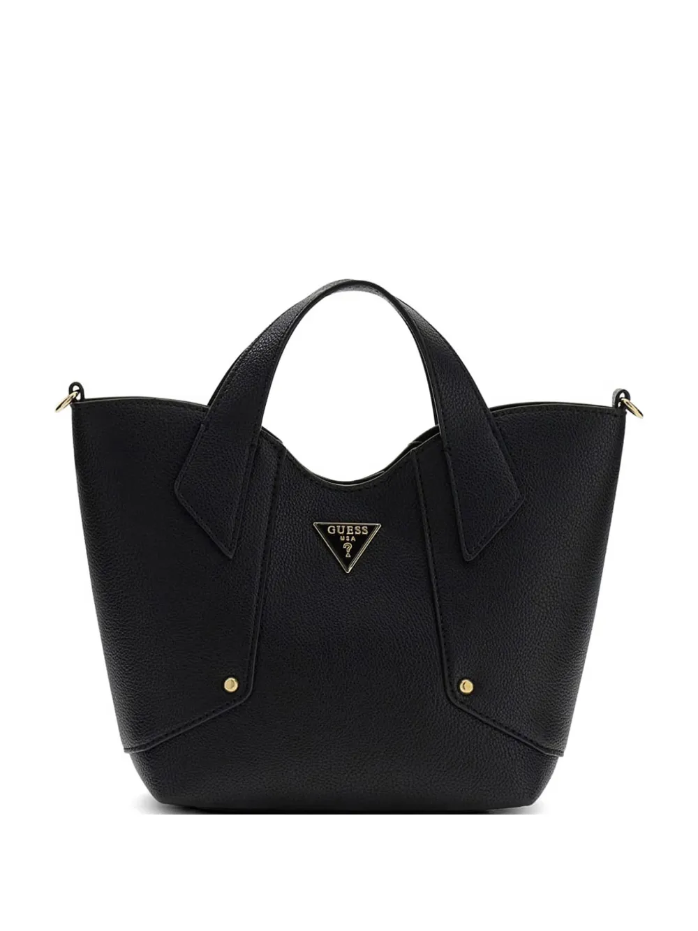 GUESS USA Borsa tote Darcy mini con placca logo - Nero