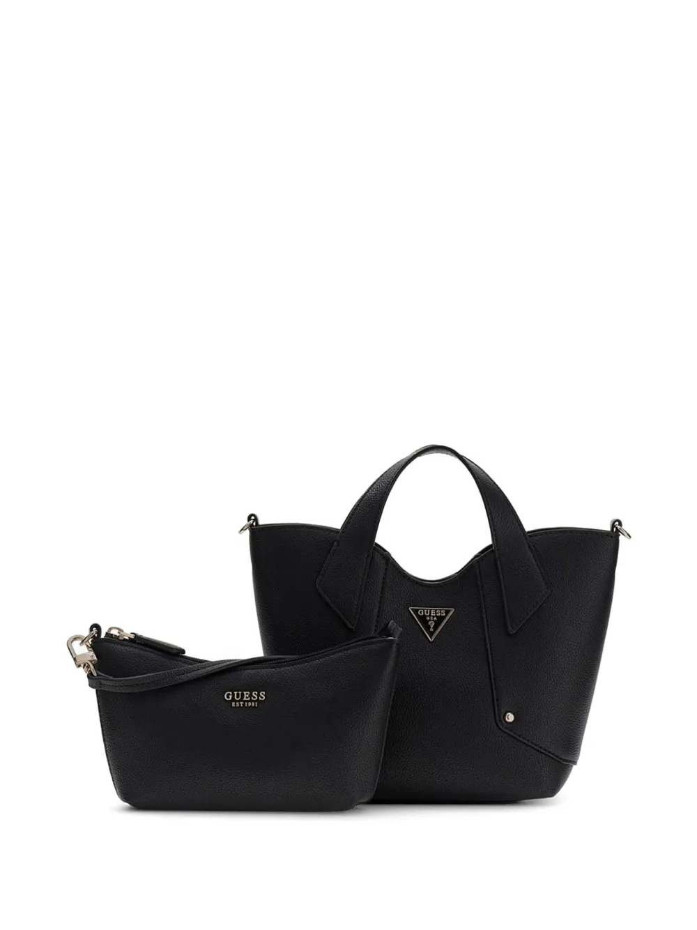 GUESS USA Mini Darcy shopper met logoplakkaat Zwart
