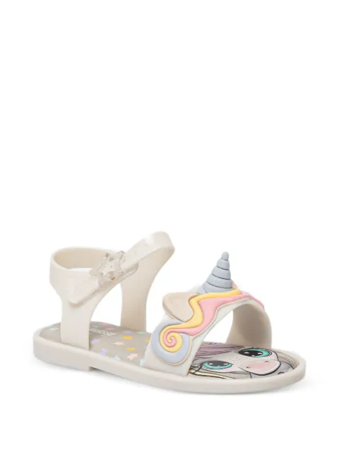 Mini Melissa sandales Mar Sandal Uni à ornements licorne