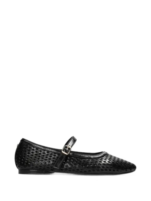 MEXX perforated buckle-strap ballet flats