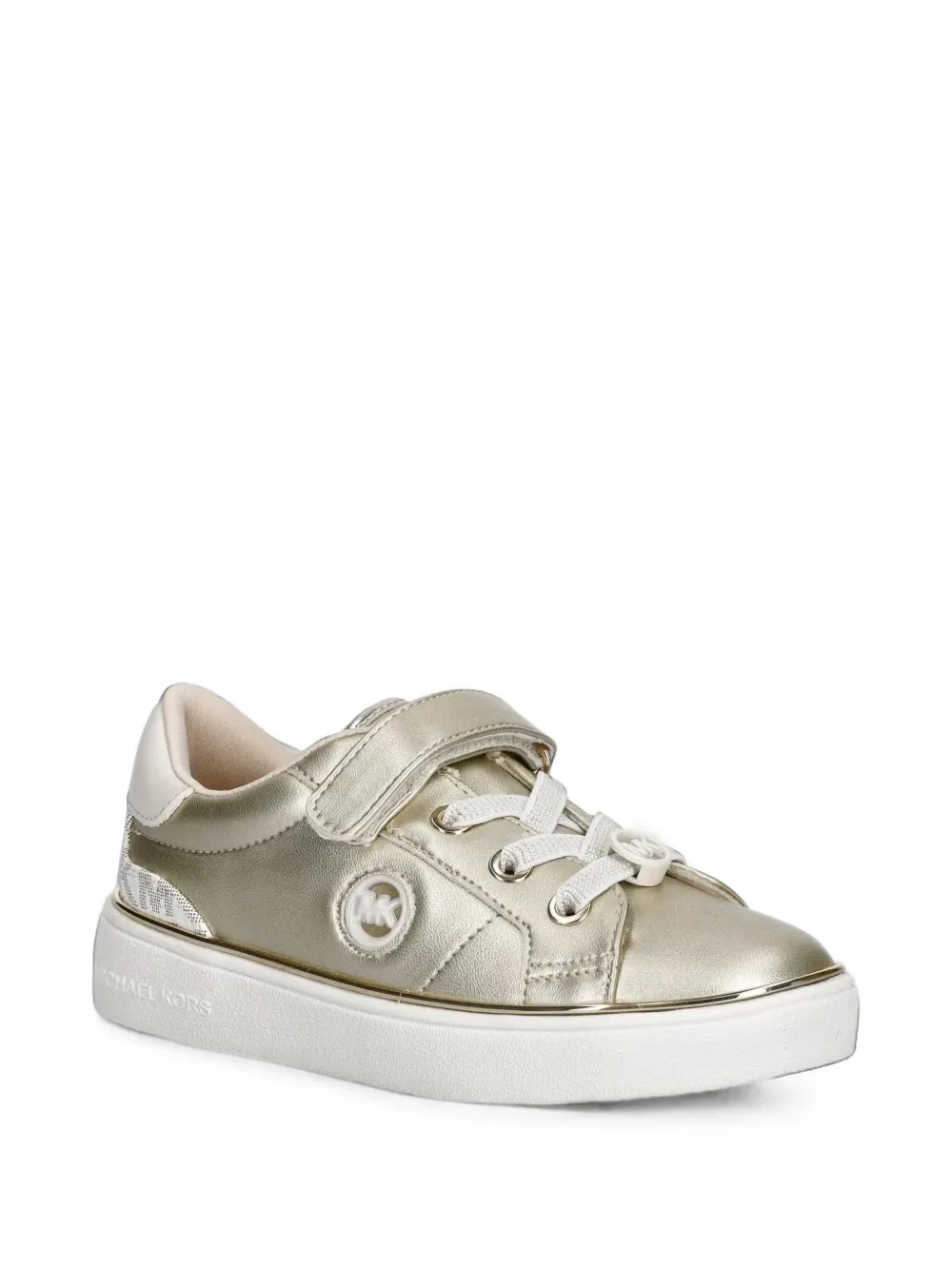 Michael Kors Kids baskets Jem Finn à plaque logo et fermeture scratch - Jaune Michael Kors Kids baskets Jem Finn à plaque logo et fermeture scratch - Jaune