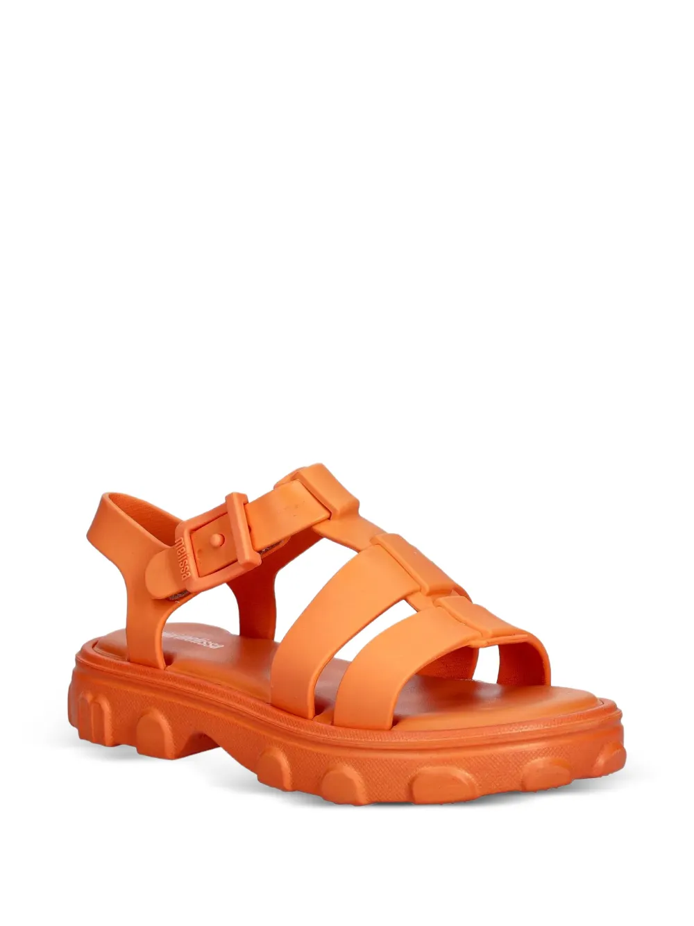 Mini Melissa Sandali a gabbia Ella con chiusura con fibbia - Arancione